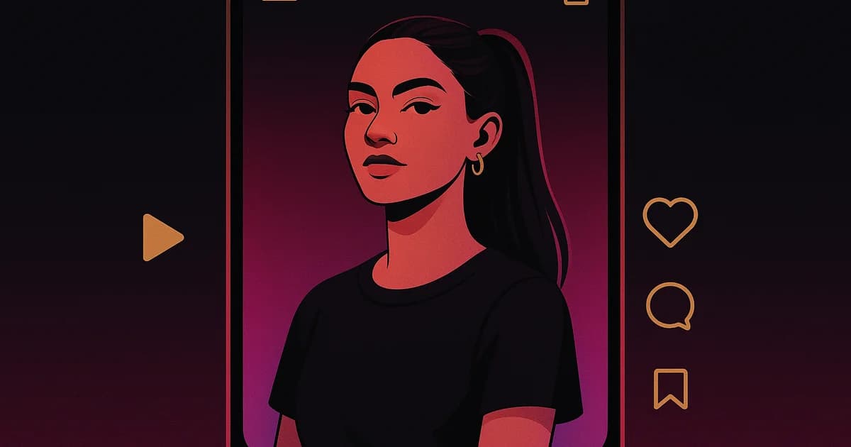 Does he I do Instagram trend example showing split screen comparison format