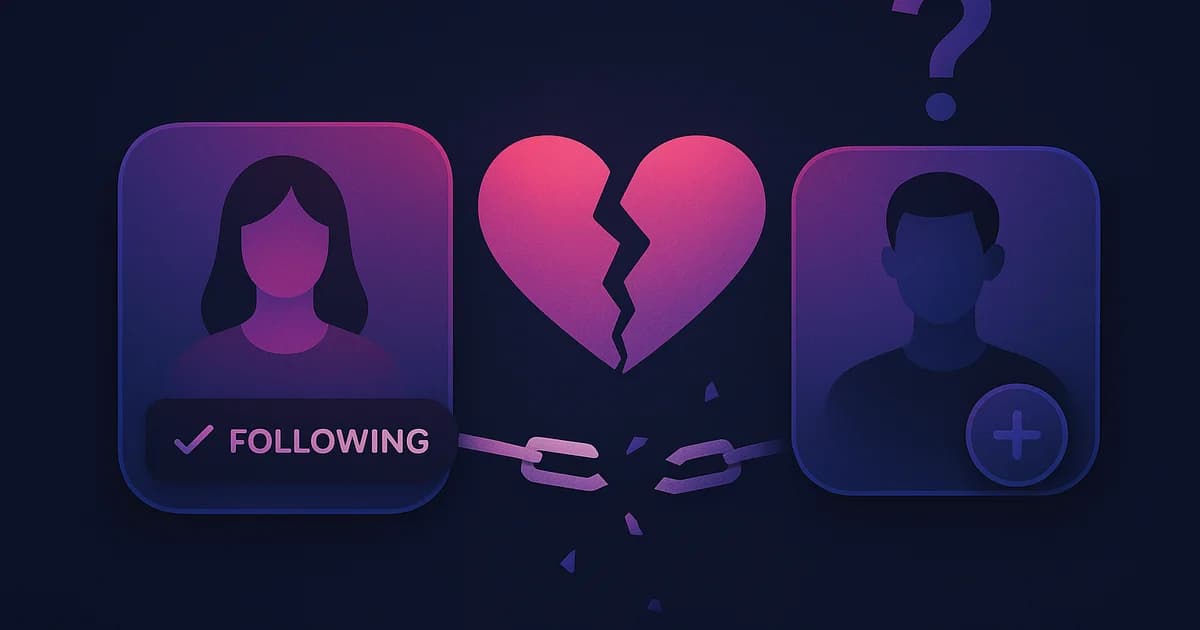 Person checking Instagram after being unfollowed wondering what it means