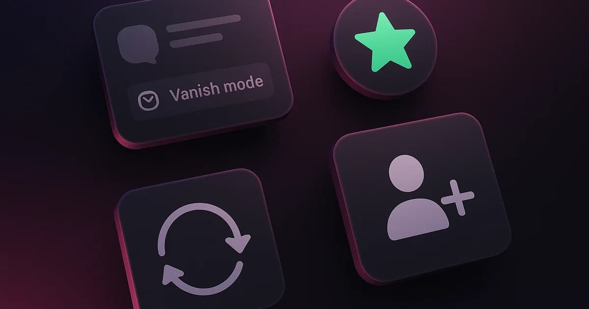 Phone screen showing Instagram interface with several private indicators highlighted