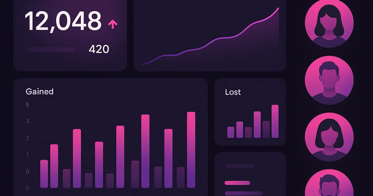 Comparison chart of the best free Instagram follower tracker apps in 2026