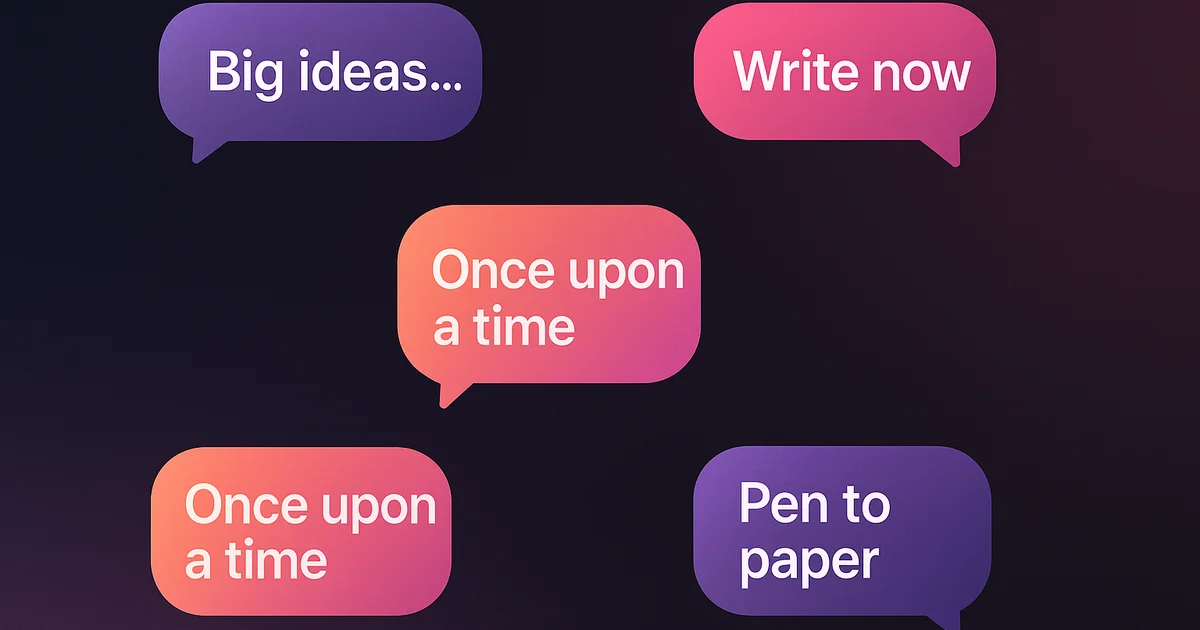 Colorful Instagram Notes bubbles showing creative funny and aesthetic note examples floating above a phone screen