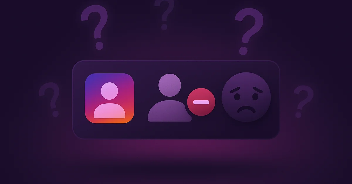 Guy looking confused at phone after a girl unfollowed him on Instagram