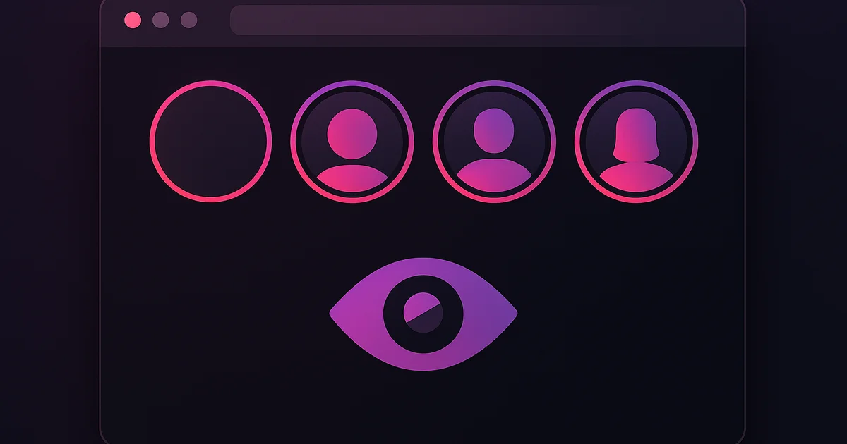 Browser window showing Instagram Stories being viewed without any account login